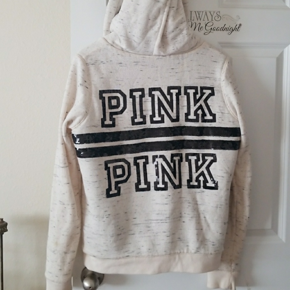 Pink hoodie